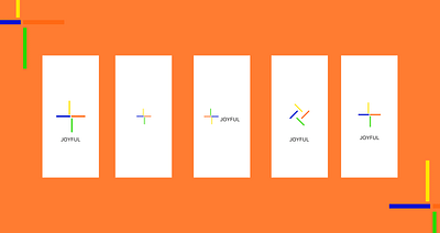 JoyFul - animation logo, prototyping in Figma animation animation logo figma graphic design motion graphics prototype prototyping