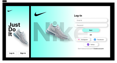 Nike-redesign-DailyUI-challenge 3d ui