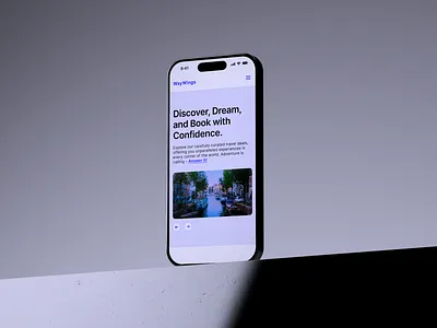 Travel Agency | Mobile Landing Page agency landing page agency website interaction design landing page design mobile app travel travel agency travel agency landing page uiux user experience website design website ui website uiux