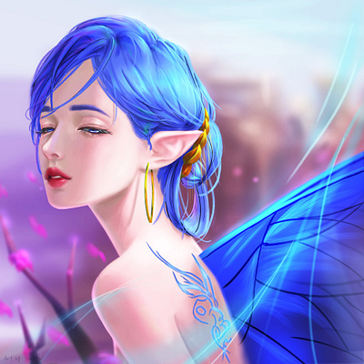 Distant Dream art draw drawing fantasy illustration painting