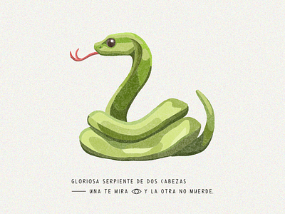 Cabezas illustration procreate snake