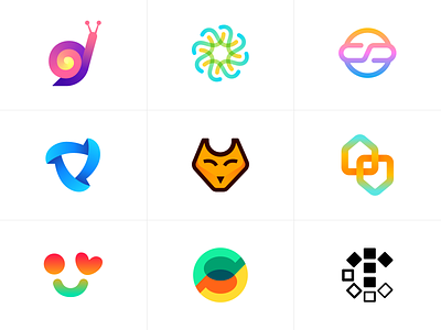 Top 9 Logo Designs in 2023 on Dribbble app branding collection dating people love heart fox animal mascot gradient house swap change flip icon letter s ai overlay logo minimal modern renewable energy shield protection safety snail software it startup symbol tech technology vr headset play gaming