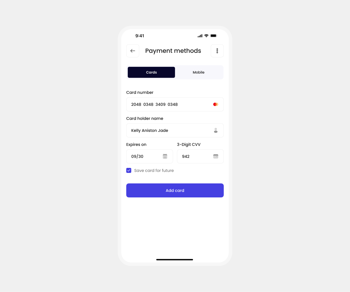 Payment screens - App Design by Sahil Mondal (AlphaCrease Creations) on ...