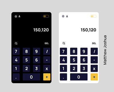 A Calculator Interface branding calculator design graphic design illustration logo product design ui