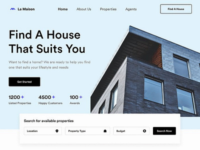 Elevate your home search with stylish Webflow design. ui ui design uiux ux design webflow webflow design webflow housing design webflow interior esign webflow landing page webflow ui webflow ux