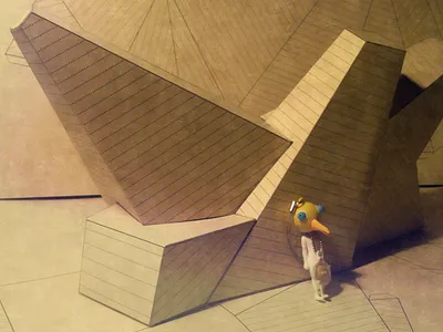 Paper Fountain Craft 3d