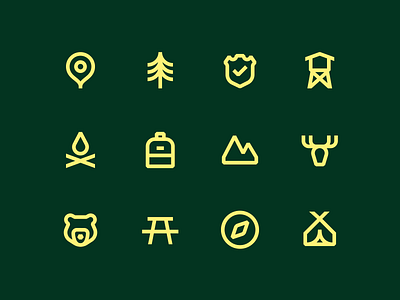 🌲🌲🌲 icon ui