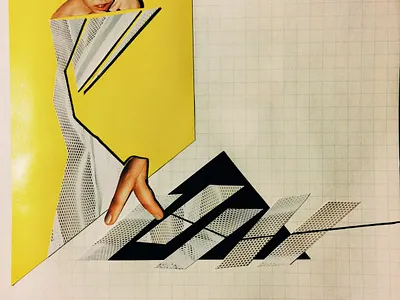 Collage Art - Cross The Road collage graphic design