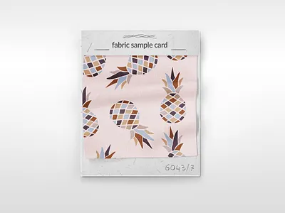 Piña abstract hand drawn modern pattern pineapple seamless