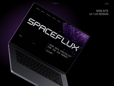 Webdesign and Ui/Ux for Space Company — Spaceflux 3d brand identity branding design engineering galaxy graphic design identity league design agency logo planet print space spacecraft spacex typography ui web