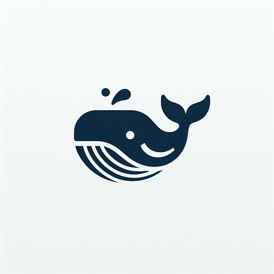 Whale lettering