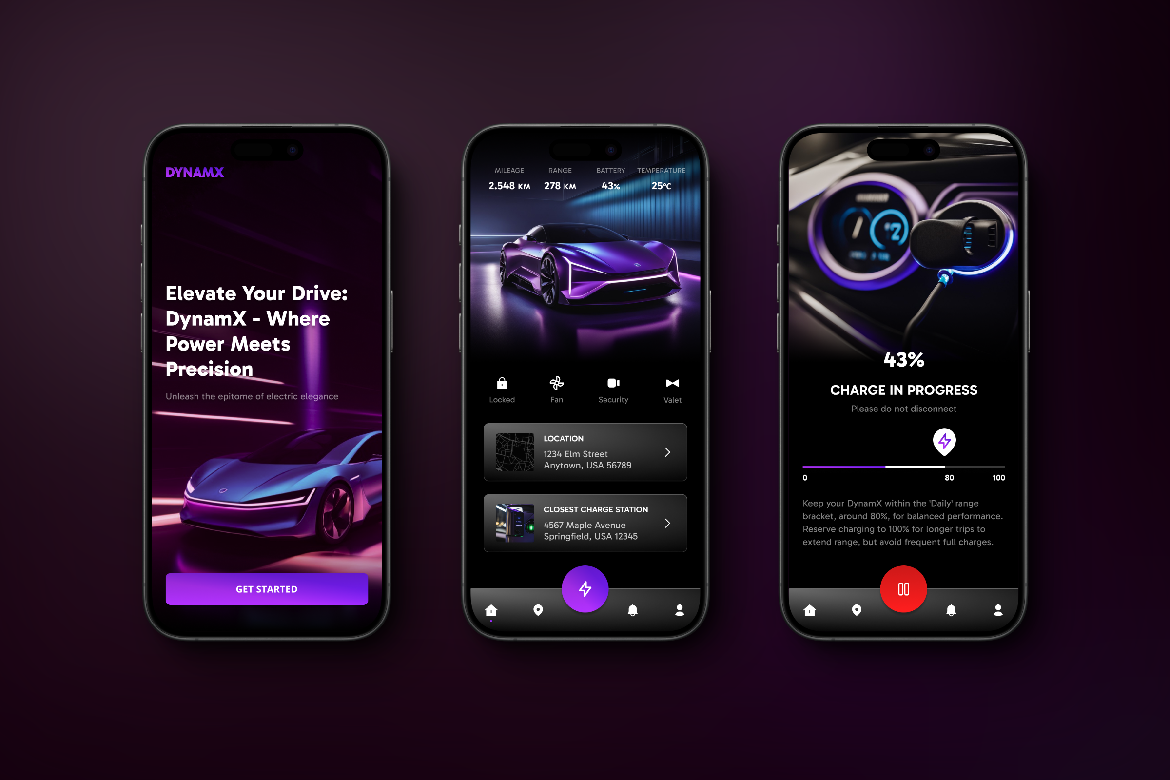Electric Car App Design app app design car charge charge station charging app driving electric electric car electric charge electric vehicle figma mobile mobile app smart car supercharger tesla ui ui design uiux
