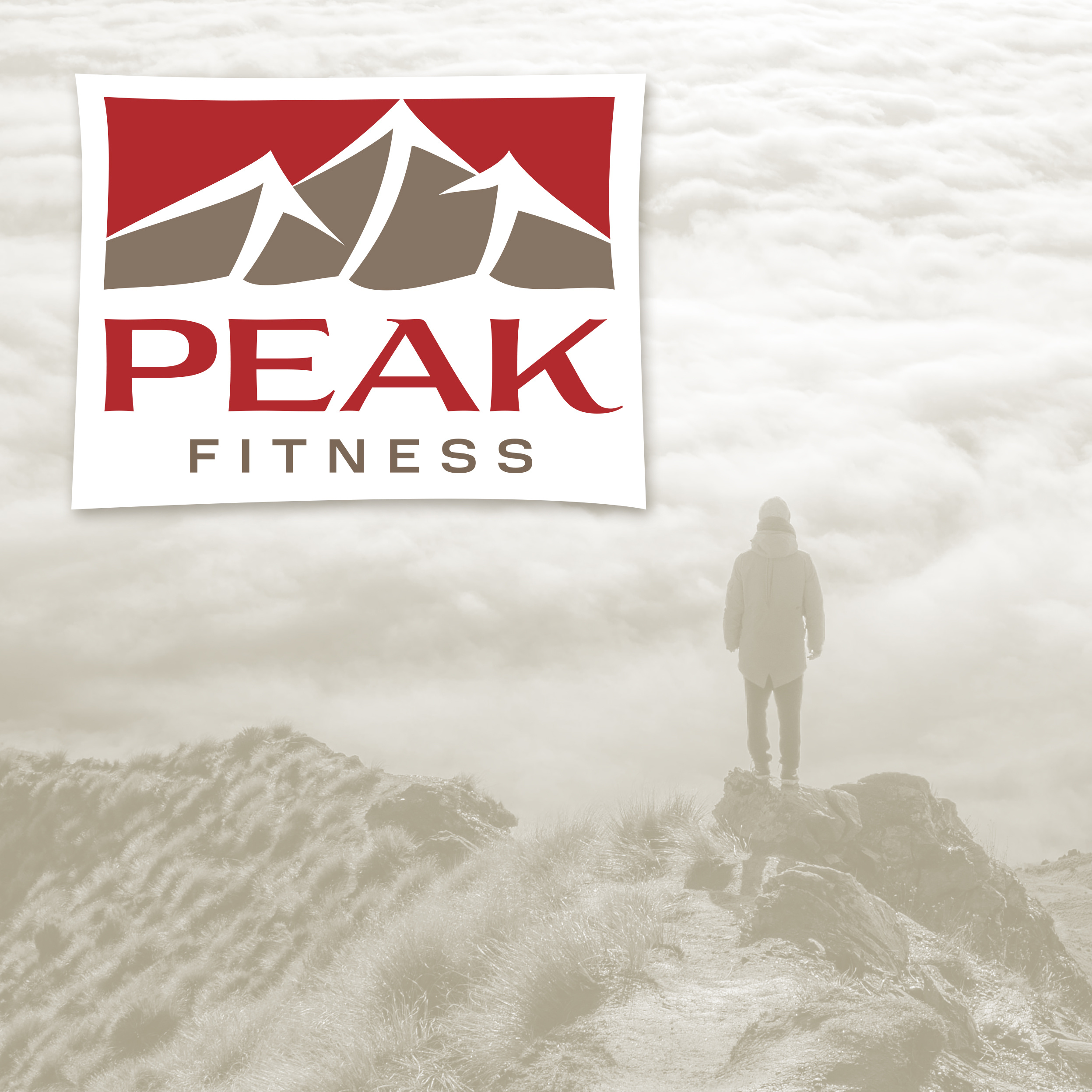 PEAK Fitness Denver adobeillustrator art artist brand brand design branding colorado design fitness graphic design illustration logo peak personal training small business ui