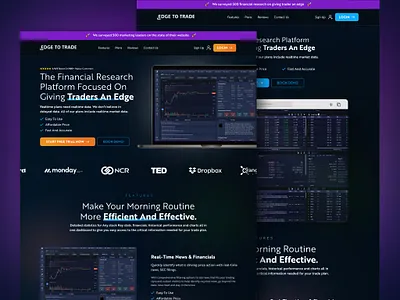 Financial Trade Website UI Design. figma figma designer forex futuristic design ios landing page mockup tradewebsite trading wesbites ui uidesigner uiux