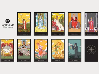 Major arcana of the tarot cards