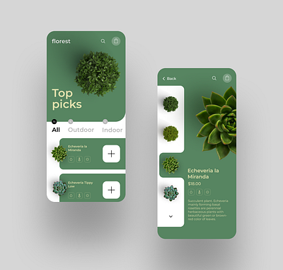 Concept mobile app branding concept mobile ui