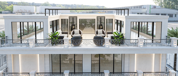 Commercial Building Exterior Design by Sk Touch on Dribbble