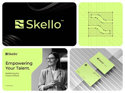 Skello™ brand identity branding business card design designer graphic design graphic designer hr logo logo design logo designer logo love logomark logos logotype modern logo timeless logo vector