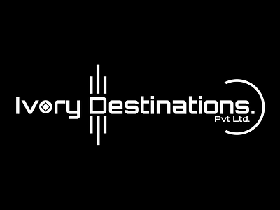 Ivory Destinations Logo Design! 3d branding corporate design graphic design illustration logo ltd pvt typography vector wordmark