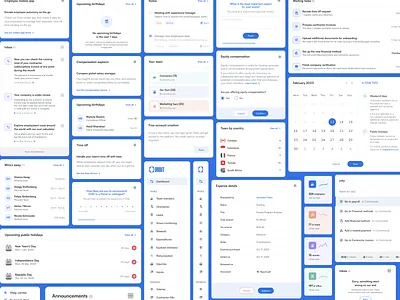 Orbit: UI elements dashboard design graphic design hiring hr hr solution orbit product product design quetratech saas ui ux