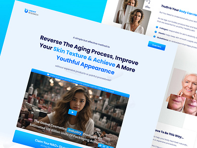 NAC+ Glutathione | Supplement Landing Page Design graphic design landing page supplement ui ui design ux web design website design