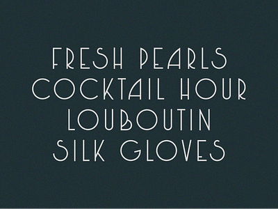 Champagne Toast 1923 1920s art deco classy font sans sans serif type typeface typography vintage