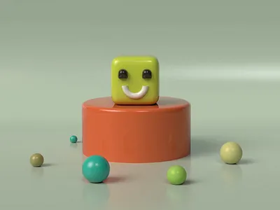 3D Emoji icon 3d animation branding graphic design logo motion graphics ui