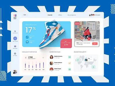 Air Jordan 1 Hero Section 3d animation branding graphic design logo motion graphics ui