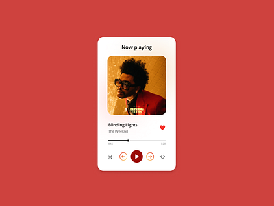 Daily UI Challenge #009 - Music Player dailyui figma ui