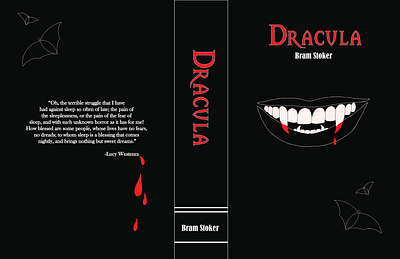 Dracula Adaptation book design design graphic design