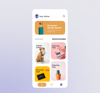 Grocery Shop In Your Hand. app app design branding design figma mobil ui uiux ux