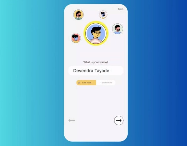 Simple Onboarding process with OTP Authentication animation app design design figma otp screen simple ui ux