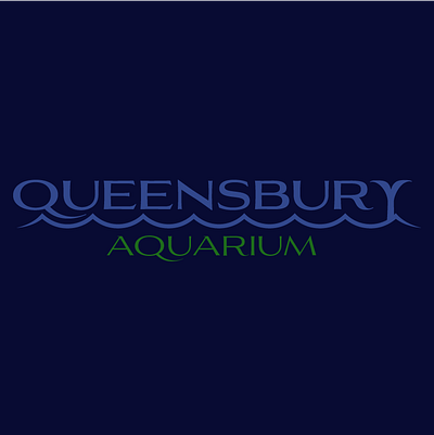 Queensbury Aquarium branding brochures collateral graphic design illustration mockups poster design print work