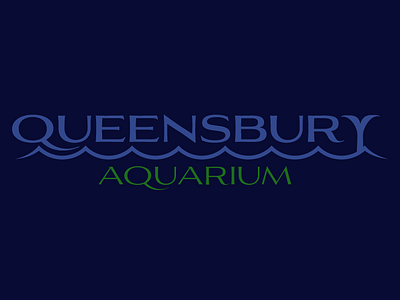 Queensbury Aquarium branding brochures collateral graphic design illustration mockups poster design print work