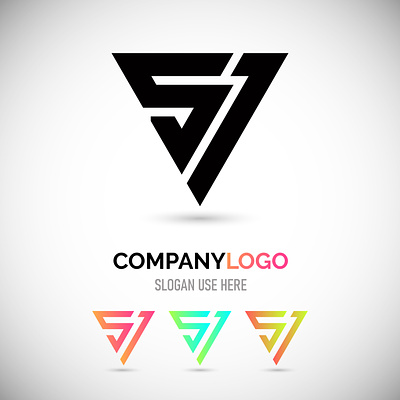 Minimalist logo design abstract logo branding colorful logo custom logo design graphic design illustration logo sl logo vector