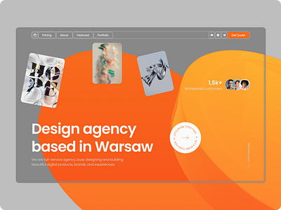Design Agency Website agency design ui ux website