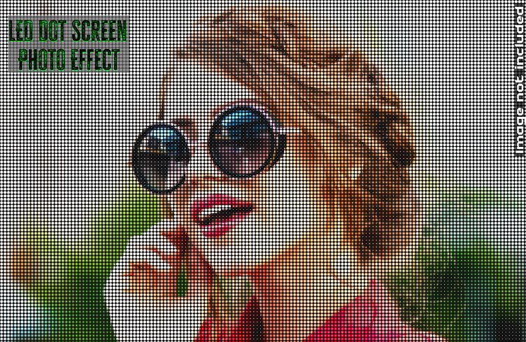 LED DOT SCREEN PHOTO EFFECT by Md. Al Hasan Mamun on Dribbble