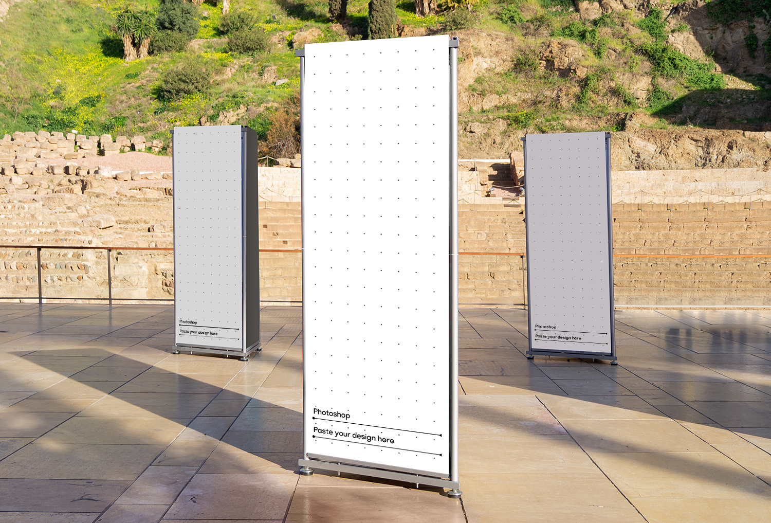 Free Roll up Banner Mockup banner mockup branding free mockup freebie graphic design mockup mockups roll up banner rollup banner mockup