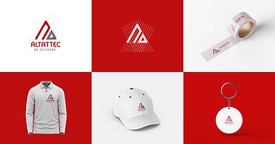 Brand Style Guide For "ALTATEC" design flat logo guidelines