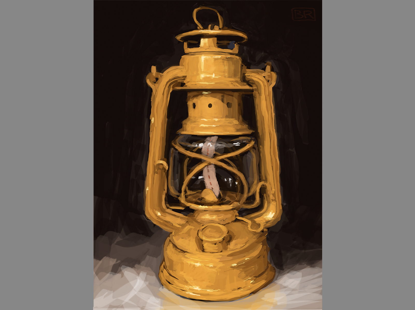 Lamp study photoshop quick study