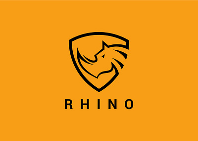 Rhino logo mascot