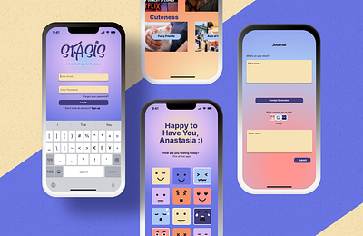 Stasis Mental Health App app design emotional growth emotional intelligence emotional stability emotions figma mental health mental health app product design soothing anxiety soothing color scheme soothing negativity therapy uiux web design