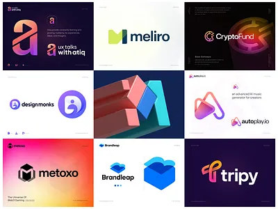 Top Dribbble Shots 2023 2023 best logo 2023 bestlogo brand brand identity branding icon identity learn logo logo design logo project logodesign logomark logos logos 2023 monogram symbol top logos typography