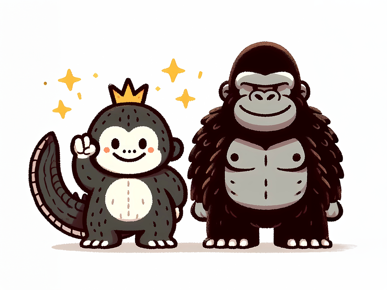 godzilla-and-king-kong-character-design-by-lemongraphic-on-dribbble