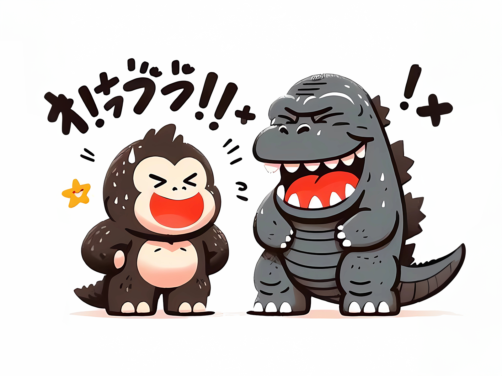 godzilla-and-king-kong-character-design-by-lemongraphic-on-dribbble