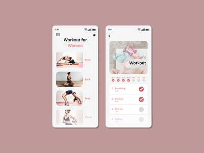 Daily UI Challenge #041 Workout challange dailyui design ui workout