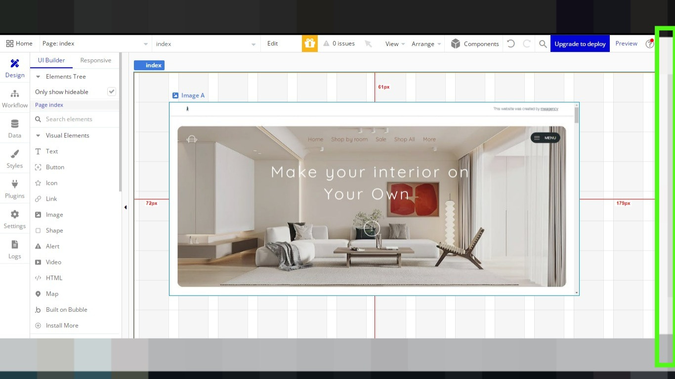 E-commerce Furniture Bento Box Web Layout | Figma to Wix Studio bento box bento box e commerce bento box ui e commerce furniture figma to wix studio fluid bentobox website design fluid layout fluid ui fluid website fluidbento grid layout fluidwebdesign furniture store furniture ui furniture website seoai ui webdesign website design wix expert wixstuido
