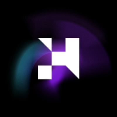 Houston arrow branding flying gradient graphic design h houston letter h logo modern purple ship squares up