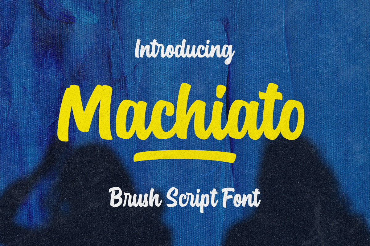 Machianto - Brush Script freebies logo font