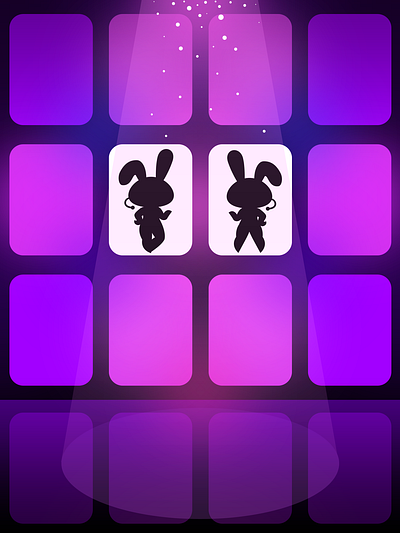 Piano Cat Tiles: Background Cell Block Bunny background bar branding bunny cell block tango character club cute bunny cute rabbit dance dancing design edm game illustration mobile game music game piano game piano tiles stage